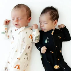 Onesies|Sleepers-Kyte Baby Zippered Footie (National Park) Under the Stars