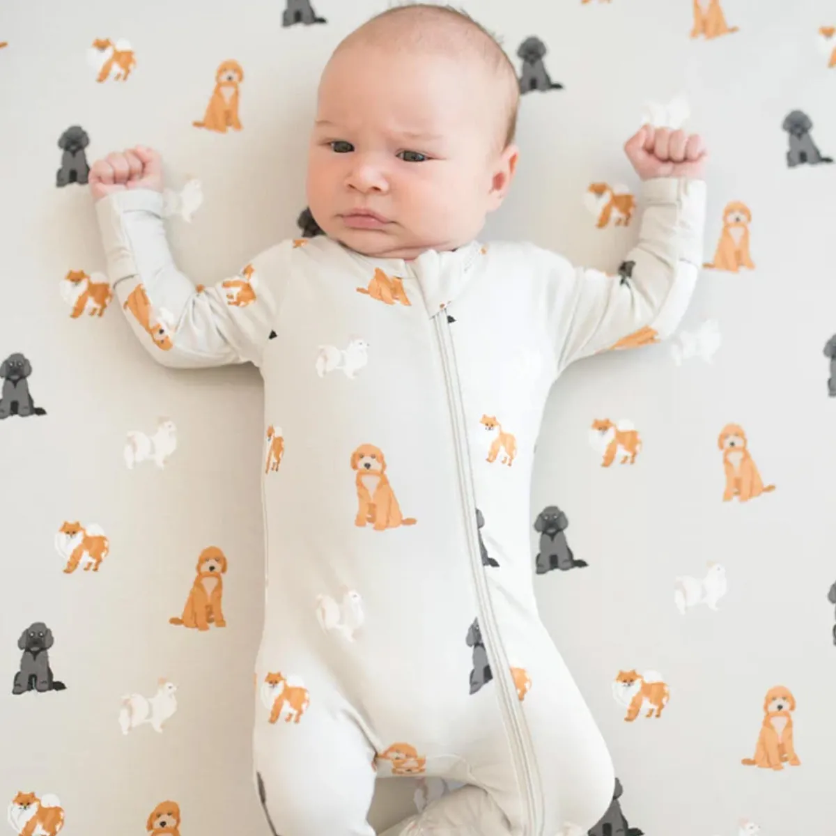 Onesies|Sleepers-Kyte Baby Zippered Footie (Print)
