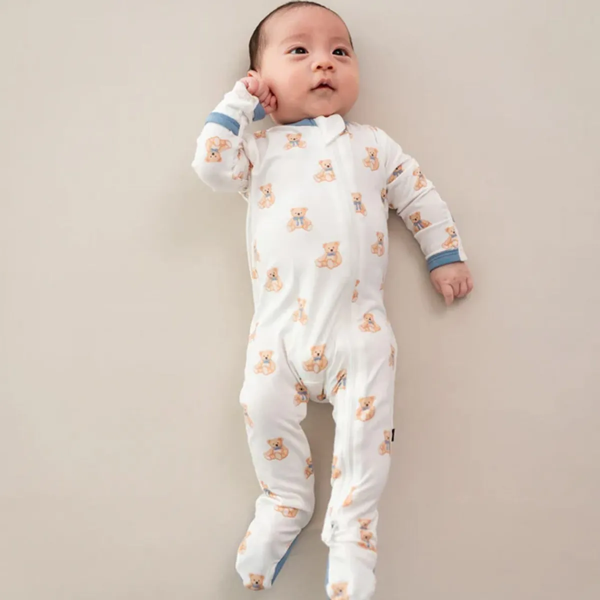 Onesies|Sleepers-Kyte Baby Zippered Footie (Print)