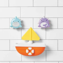 Bath Toys-Skip Hop Zoo Tip and Spin Boat